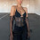 Vintage Crop Top για γυναίκες, Mesh Patchwork See Through Design Off Shoulder Halter Slim Fit Αμάνικο Tank Top, Σέξι Κορσέ 2