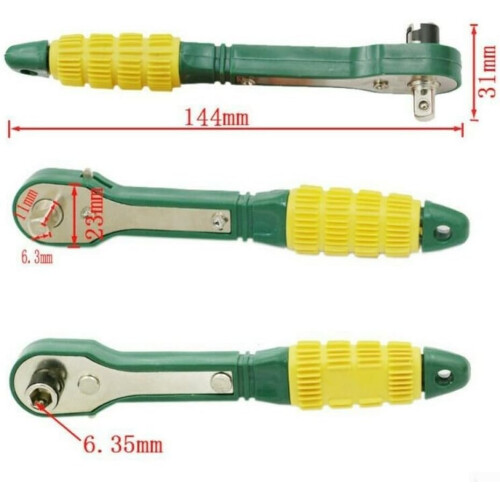 1/4 Inch Socket Tool Lightweight Construction Durable For Long Lasting Use 1