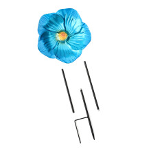 Durable Flower Bird Feeders Decorative Garden-Royal Blue