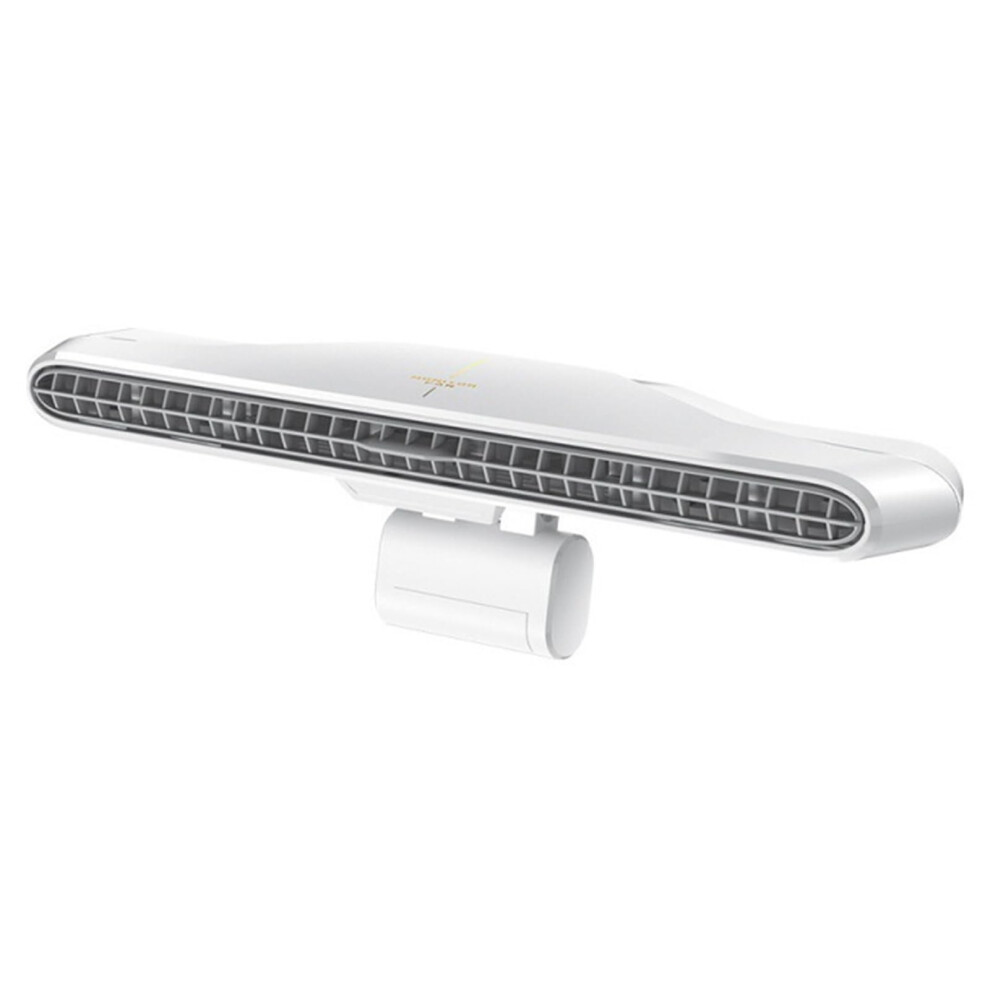 Usb Clip On Fan For Monitor With 360 Adjustable Airflow And Quiet Cooling Operation – White 9365369862463