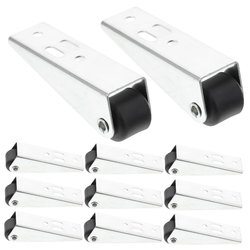 Sliding Barn Door Pulleys 12Piece Metal Rollers For Smooth Operation, Modern Aesthetic Hardware, Fits Most Barn Doors 9382693968746