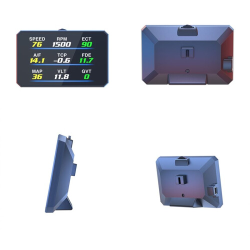 P16 Car OBD HUD OBD2   Display Car Projector Digital Speedometer Water Temp Speed Security 2
