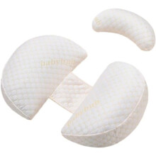 Maternity Pillow Full Body Attachment For Pregnant Women Orthopedic Support Detachable Washable Cover White