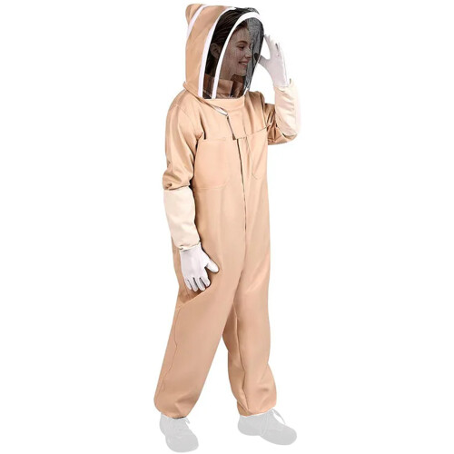 Beekeeping Protective Gear Entire Body Suit Ventilated Fabric-L