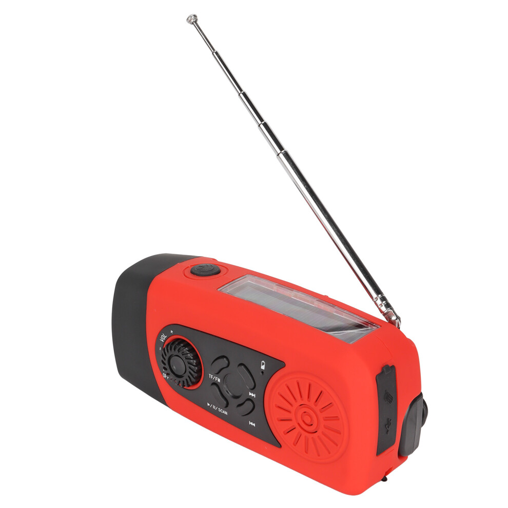 Emergency Hand Crank Radio With 2000Mah Battery, Solar & Flashlight 8721374555706