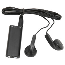 HD Noise Reduction Voice Recorder 8GB USB Mini in Black
