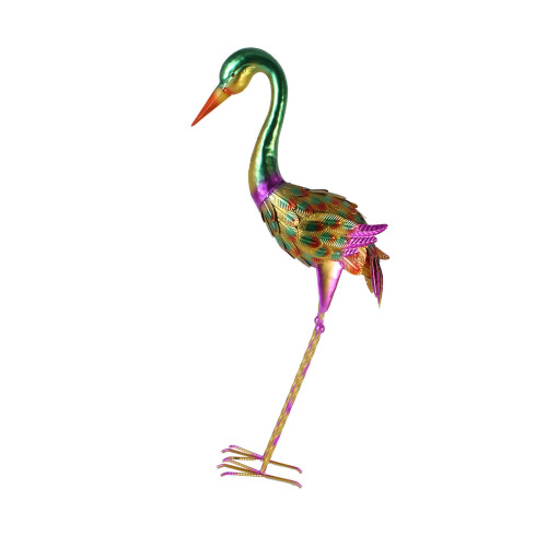 Statue de Figurine d'oiseau en fer,-Couleur style réduit