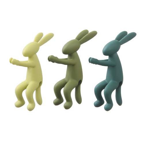 Stable Rabbit Shape Plant Support Plastic Garden Stake Windproof