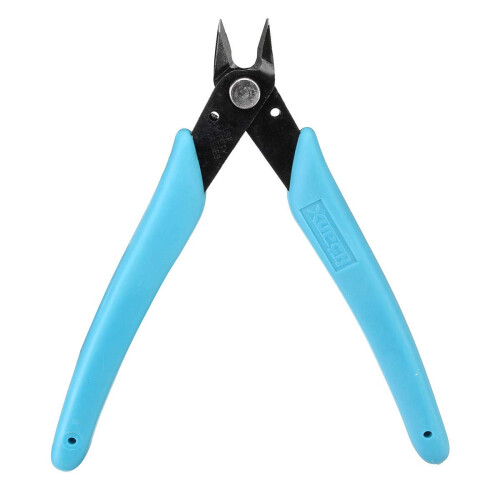 Pliers Nipper Light Blue Mini Wire Cutter Side Cutting Flush Pliers Electrical Cable Snips