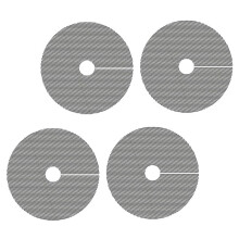 Flexibele plantenpot vloerbeschermers, set van 4/6-40cm4