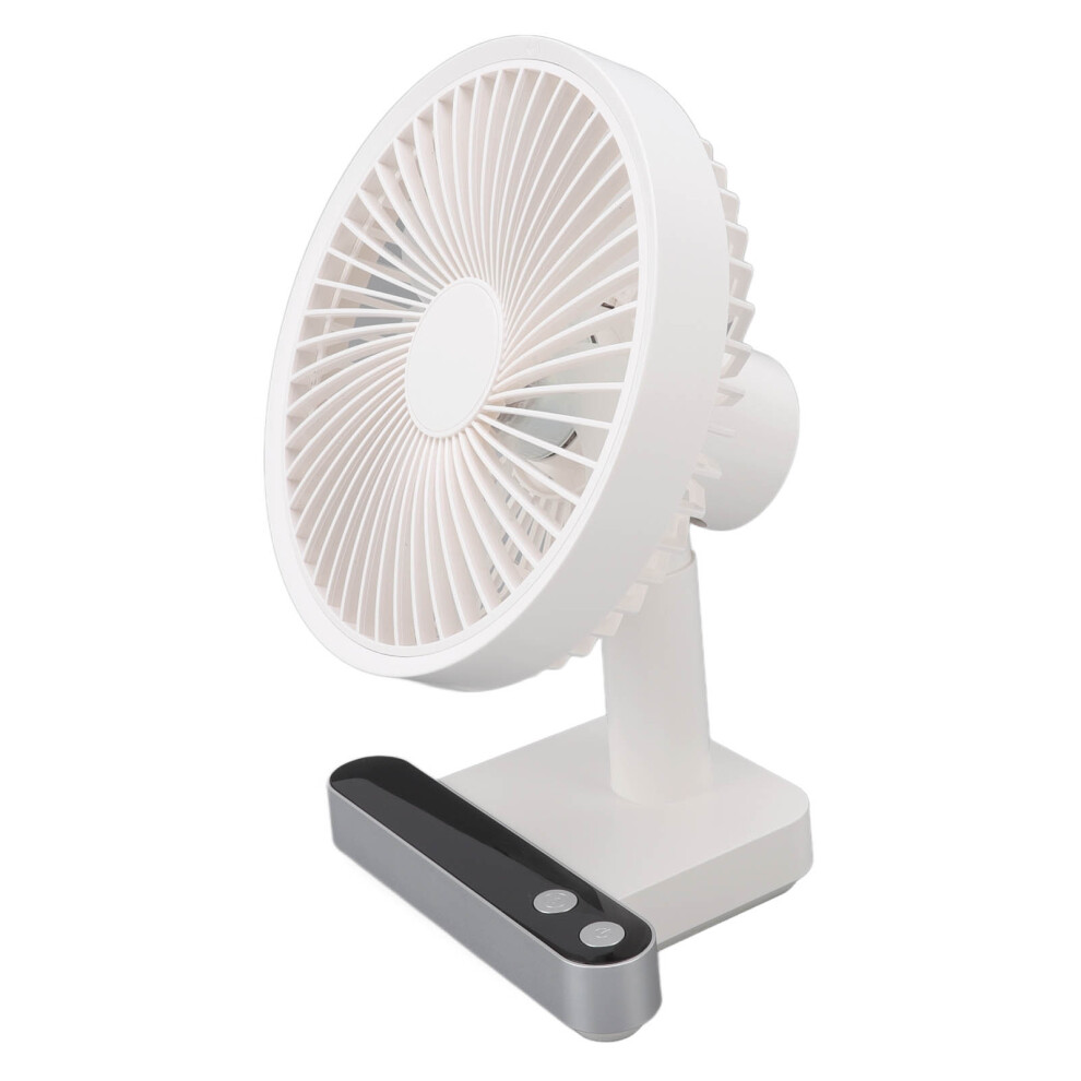 Usb Small Desk Fan, 4-Level, 180 Shaking, 5000Mah, White 4011374557133