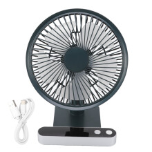 Ventilator portabil compact, ventilatoare cu baterii și telecomandă, ventilator silențios pentru dormitor, ventilator oscilant pliabil cu flux de