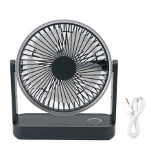 Quiet Companion: Rechargeable Silent Fans For Your Personal Space, With Cooling, Adjustable Speed Settings And USB Charging, Portable Desk Fan For Off