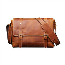 Men's Leather Large Briefcases Messenger Shoulder Bags Laptop Bags Luggage Bags Carrying Cases