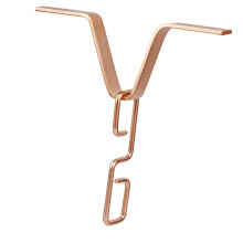 Stainless Steel Rain Chain Gutter Hangers Clip for Outdoor-Gold