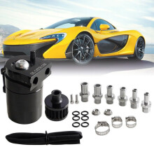 Aluminum Universal Oil Tank Kit Reservoir Tank With Breathing Filter