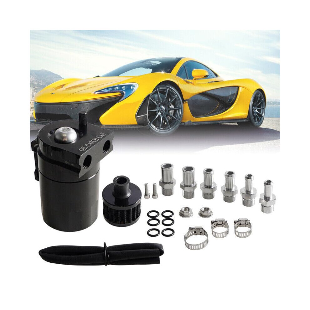 Aluminum Universal Oil Tank Kit Reservoir Tank With Breathing Filter 9382693971180