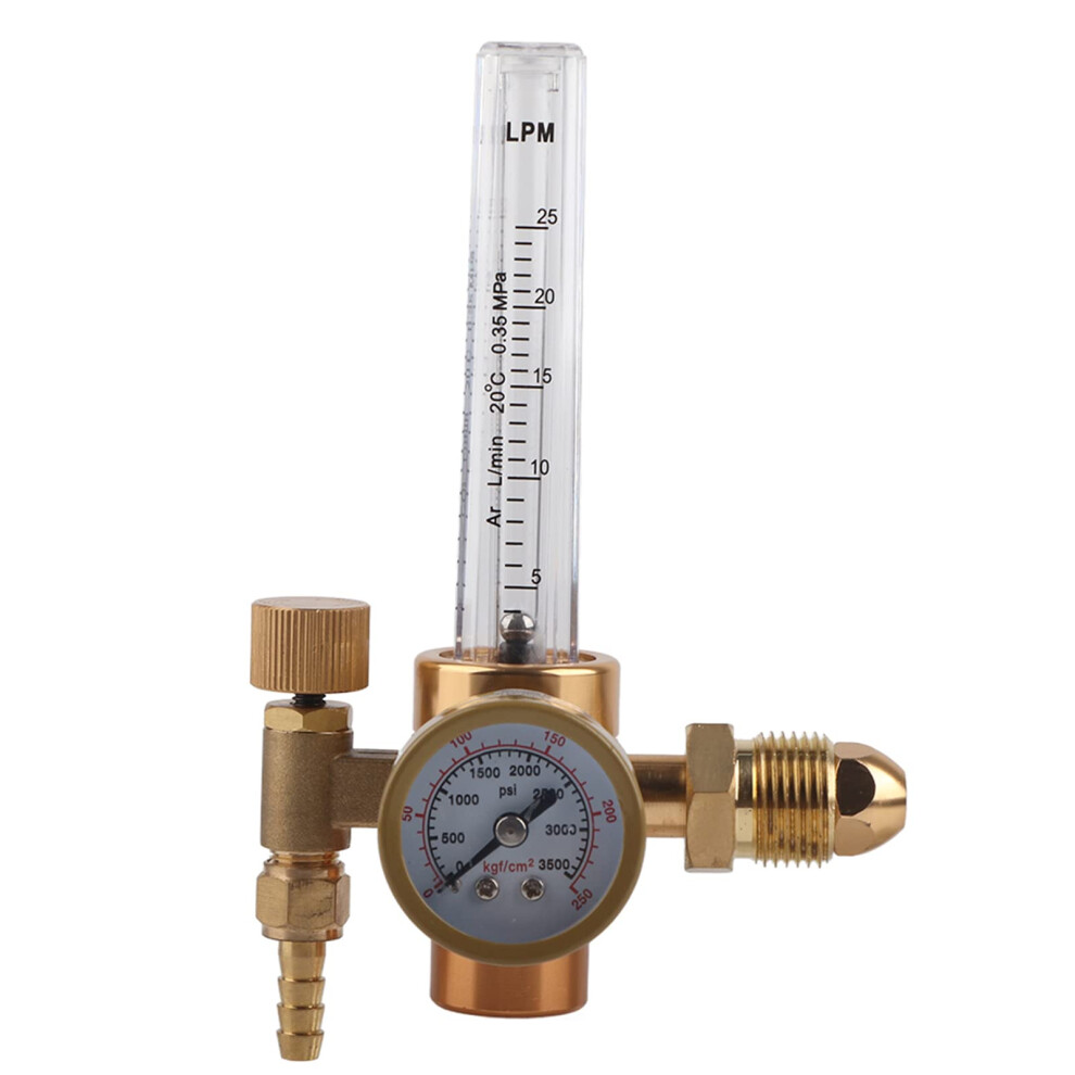 Argon Regulator, All Brass, Cga580, With Pressure Gauge, Sturdy, For Tig Argon Arc Welding And Mig Co2 Welding 9382693971227