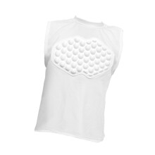 Basketball Chest Protector Vest YXL White For Youth Training And Protection