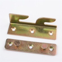 Bed Rail Bracket - Bed Rail Fittings - Heavy Duty Non-Mortise - Set of 16 (Screws Included)