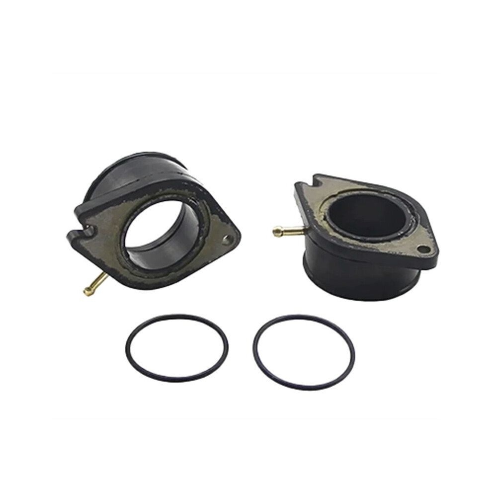 2Pcs Motorcycle Carburetor Intake Manifold Adapter For Xv700 Xv750 Xv920 Virago Virago 1100 Xv1100 Xv 700 750 920 Black 6033580470226