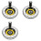 3pcs 80mm Solid Hand Wheel Scale Hand Wheel Mechanical Parts Bakelite Machine Handle Calibrated Handwheel 1