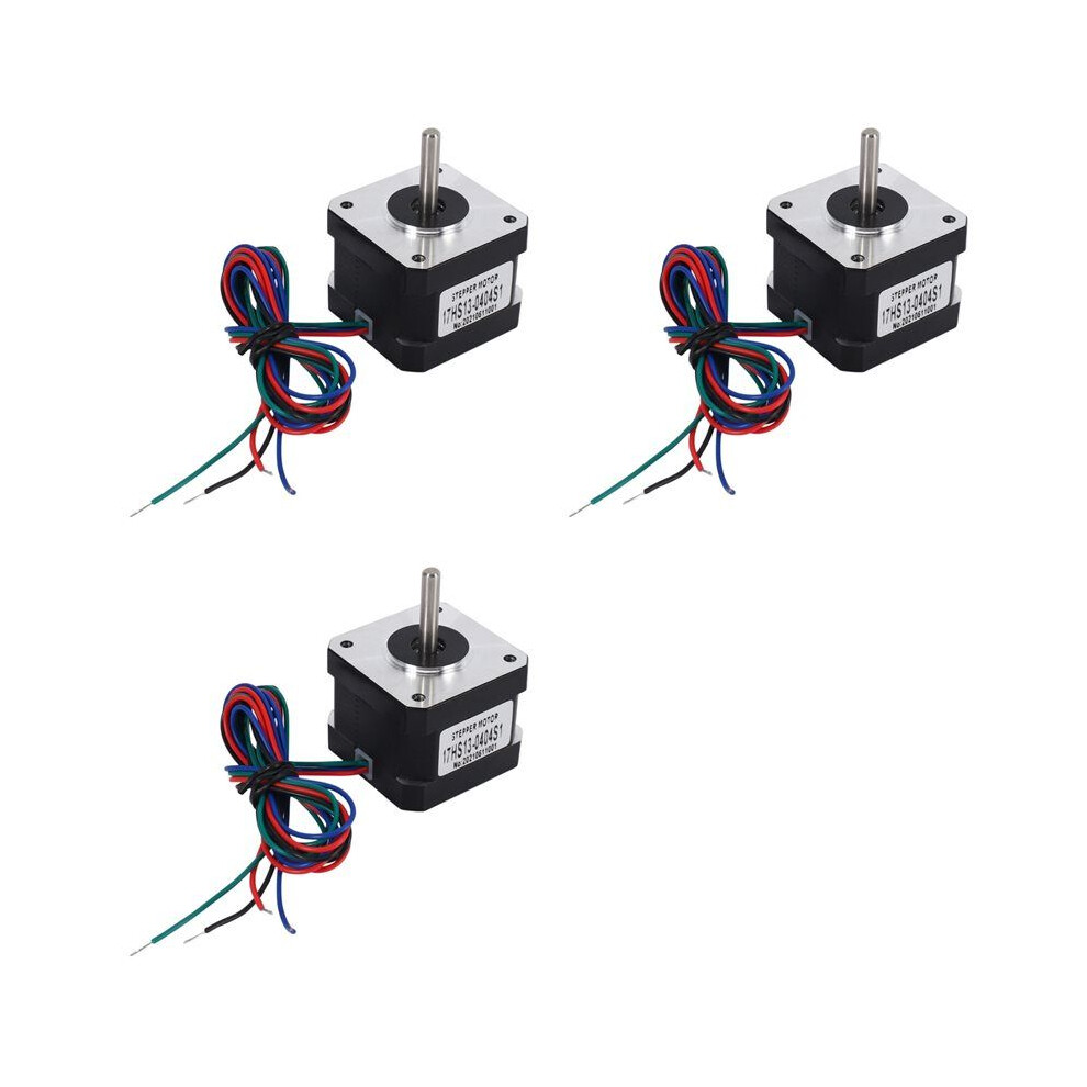 3X Nema 17 Stepper Motor 17Hs13-0404S1 Stepper Motor For 3D Printer Diy Cnc Robot 4713394329096