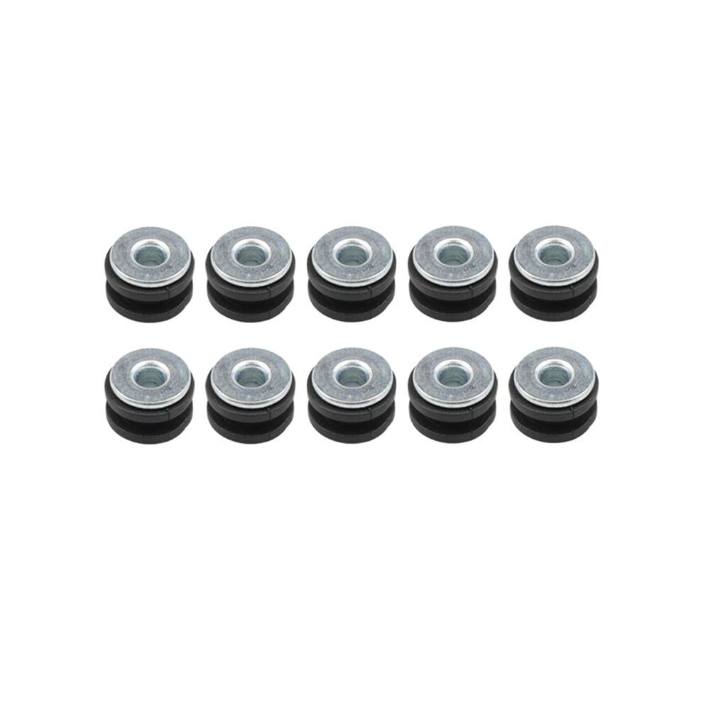 10Pcs Motorcycle M6 Rubber Grommets Bolt For For Fairing Shock Absorption Buffer Rubber Ring 6031254950005