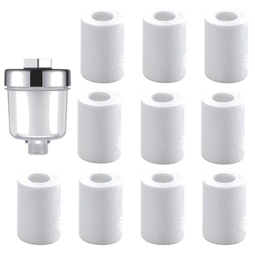 2X Vattenutloppsrenare Kit Universal Kranfilter Kök Badrum Dusch Hushållsfilter PP Bomull 1