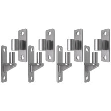 8x Gate Hinges, 304 Stainless Steel Gate Hinge, One-Piece Heavy Duty 5/8 Inch Pin,Load-Bearing to 600 Lbs