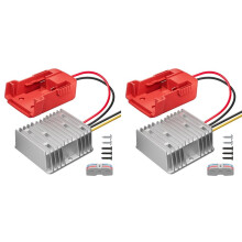 2X Conversor Step-Down 18V para 12V para M18 Adaptador de Bateria 12V 20A 240W Conversor Step-Down Regulador de Tensão
