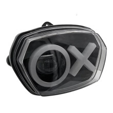 Motorcycle Headlight Daytime Running Light RGB Light Modified XO Headlight Lens Headlight Assembly for Sprint 150