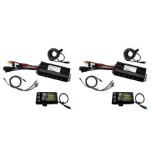 2X Three Mode Ebike Controller 24V/36V/48V with S866 LCD Color Display Waterproof Connector 1000W,A