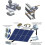 Solar Panel Grounding Clips, Solar Panel Ground Lug Standard, Solar Panel Mounting Brackets,Pack of 12 4