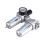 2X Lufttrycksregulator, Luftkompressorfilterregulator, SFC300 3/8 Fuktfällningsrengöringsseparator 2