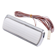 Pickup Truck Dome Light Lens Roof Lamp Cover Chrome Base Assy for Chevy Suburban JimmyBlazer C/K 10 20 30 1960-1972