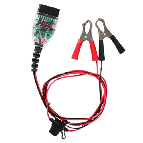 2X Universal OBD2 Automotive Battery Replacement Tool Computer ECU Memory Saver Auto ECU Emergency Power Supply Cable 1