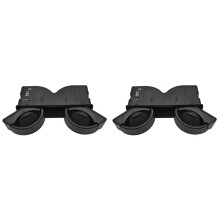 2X Car Rear  Armrest Insert Drinks Cup Holder 0998100213 for - C GLC CLASS W205 W253 W213 W222 Black