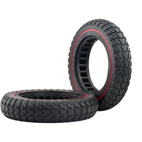 Pneu Sólido Tipo Colmeia 10x2.0 para Scooter Elétrica para  M365/Pro, Amortecedor Sem Câmara de 10 Polegadas, Pneus Antiderrapantes Sem Ar