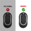 2X for ALUTECH AT-4N 868MHz Garage Door Remote Control 868.35MHz Rolling Code Remote Control Garage Door Opener Command 4