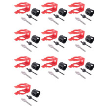 10X Door Lock Installation Kit,Door Hole Drilling Kit for Deadbolts and Locksets with Guide Template, Door Lock Hole Saw
