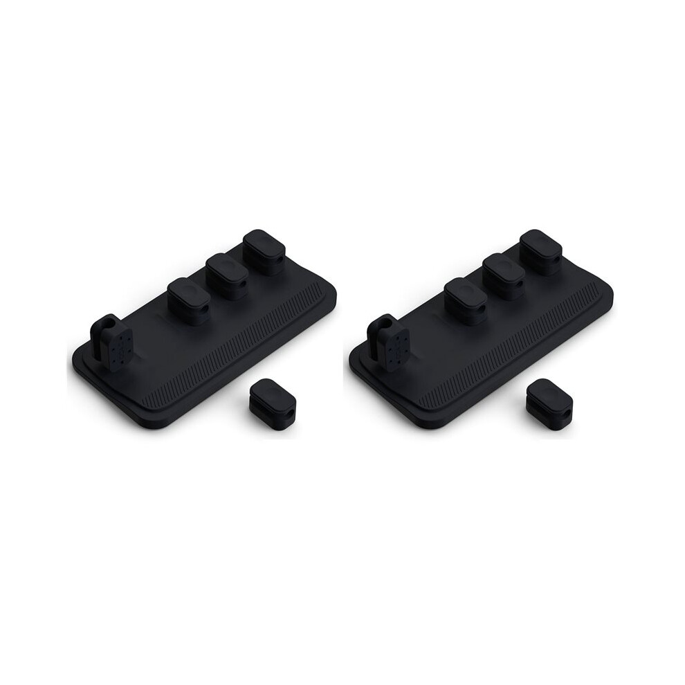 2X Magnetic Mouse Cable Wire Organizer Desktop Cable Clip Protector Cord Winder Row Plug Fixed Usb Charging Holder 6033847159345