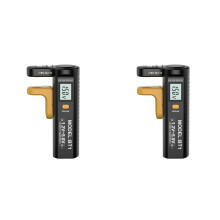 2X Digital Battery Tester LCD Display AA/AAA/C/D/N/9V/1.5V Button Cell Battery Capacity Check Detector