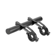 Aluminum Alloy Handlebar Extender 100/200mm Spacer For 25.4/31.8 Handlebars AntiSlip AntiShock Mount Black 200mm