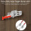 4 Pack Toggle  Clamp, Heavy Duty Latches, 2000Lbs Holding Capacity Adjustable  Lock, Smoker Clamps 6