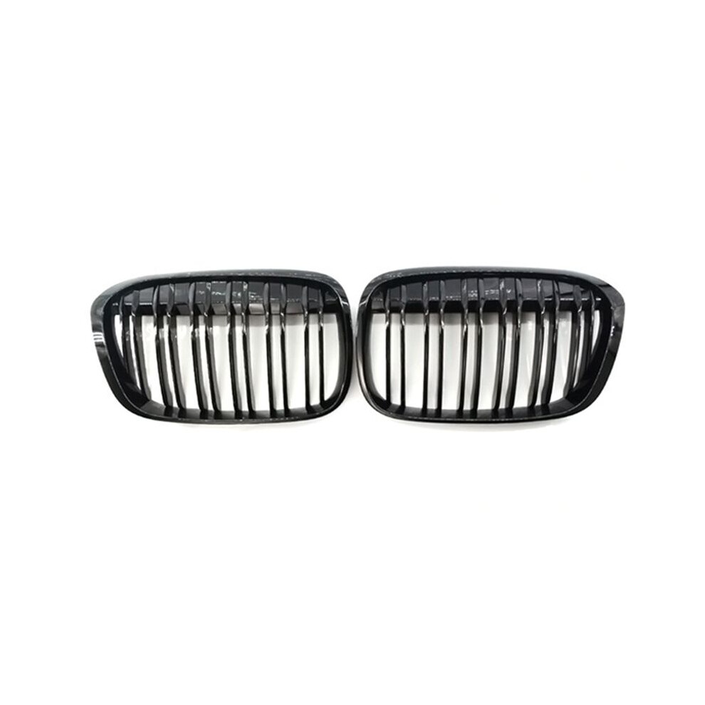 Car Front Bumper Grille Double Gloss For X1 F48 F49 2016-2018 51117383363 ,51117383364 Black 6031636177938