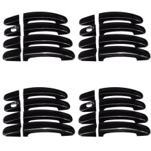 32 PCS Car ABS Glossy Black 4 Door Handle Covers for  Focus Escape  Ranger 2013 2014 2015 2016 2017 2018