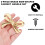 6pcs Gold Brass Bow Dresser Knobs, Vintage Bow Shape Drawer Pull Handles for Cabinet, Wardrobe, Kitchen 5