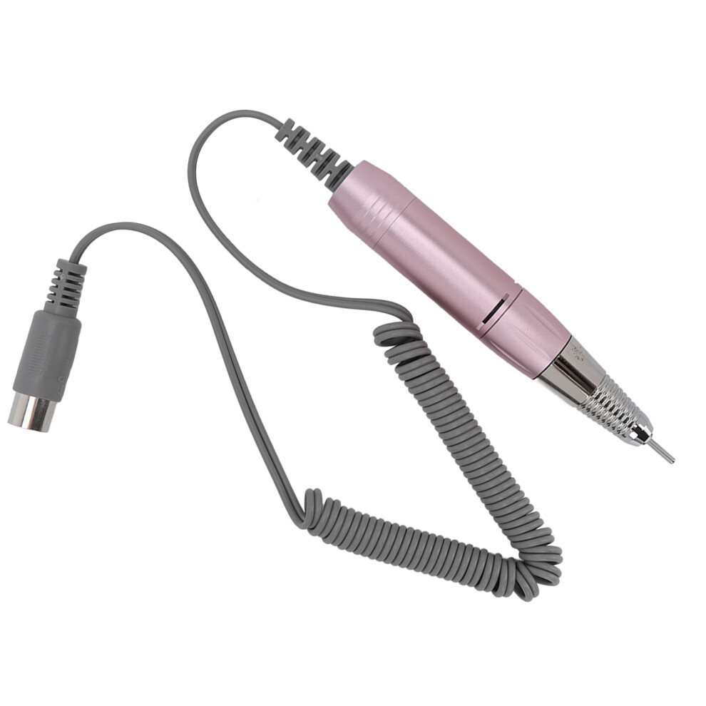 Pink Adjustable Nail Drill Handle 0Â3000Rpm Metal Pedicure Tool