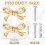 6pcs Gold Brass Bow Dresser Knobs, Vintage Bow Shape Drawer Pull Handles for Cabinet, Wardrobe, Kitchen 4